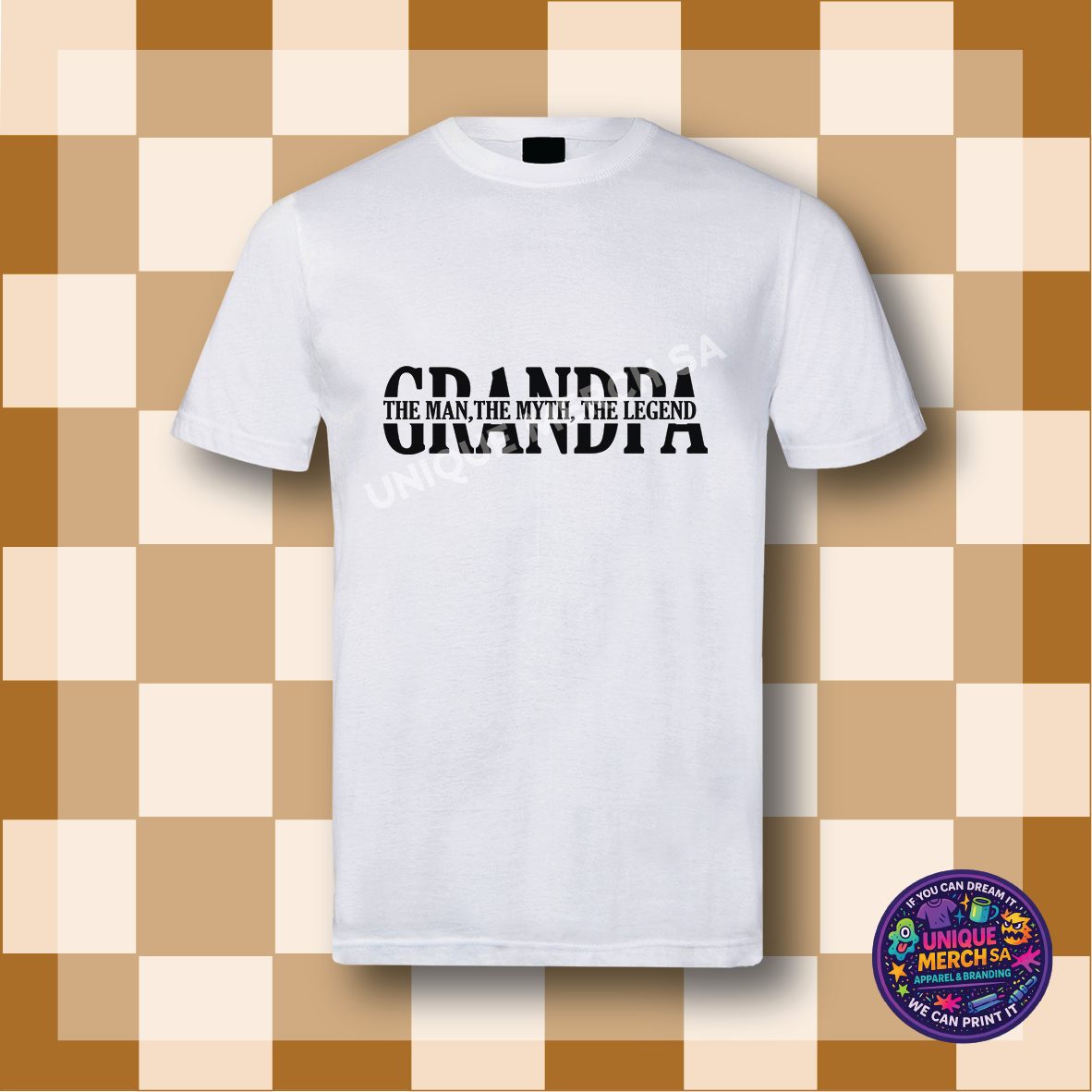 Short Sleeve T-Shirt - Father's Day - Grandpa The Man, The Myth, The Legend 3