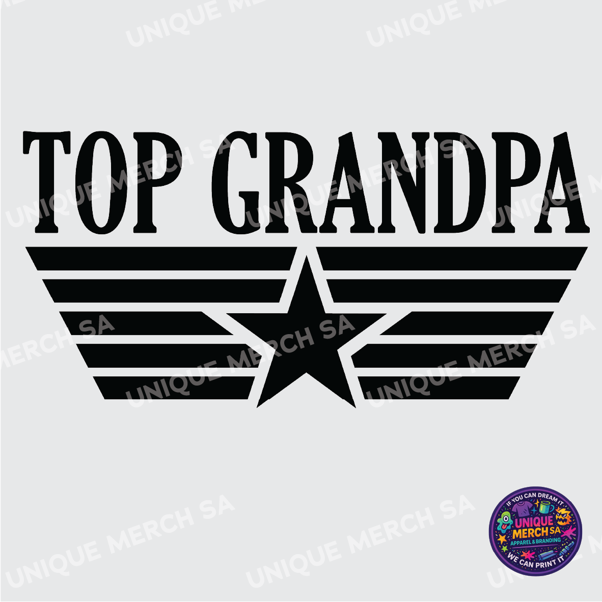 DTF Transfer - Father's Day Special - Top Grandpa