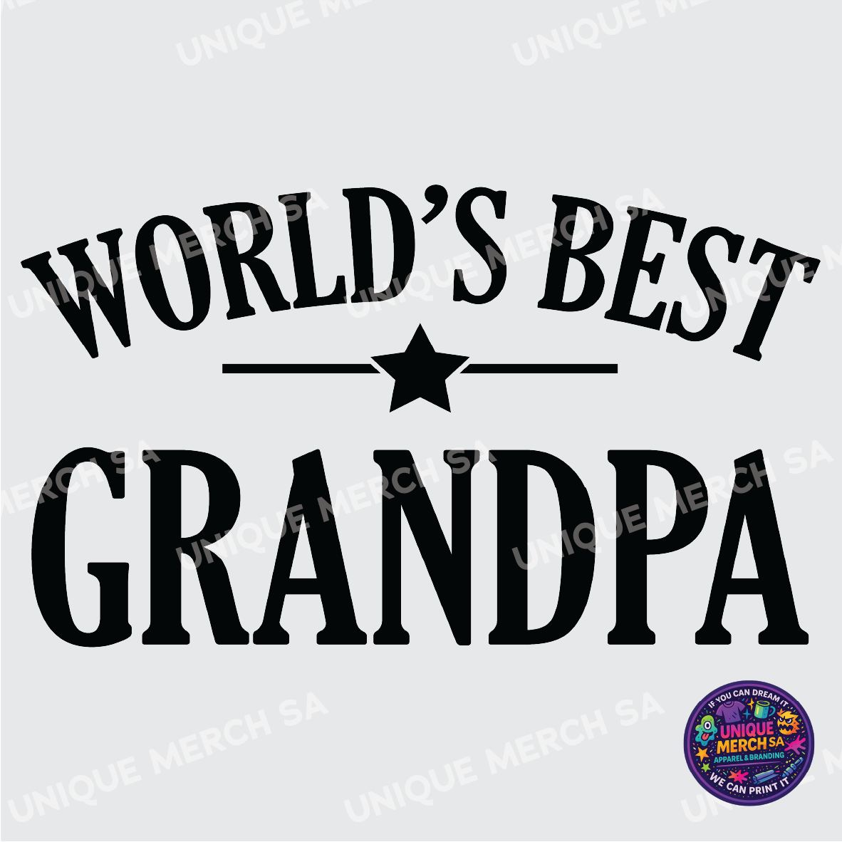 DTF Transfer - Father's Day Special - World's Best Grandpa