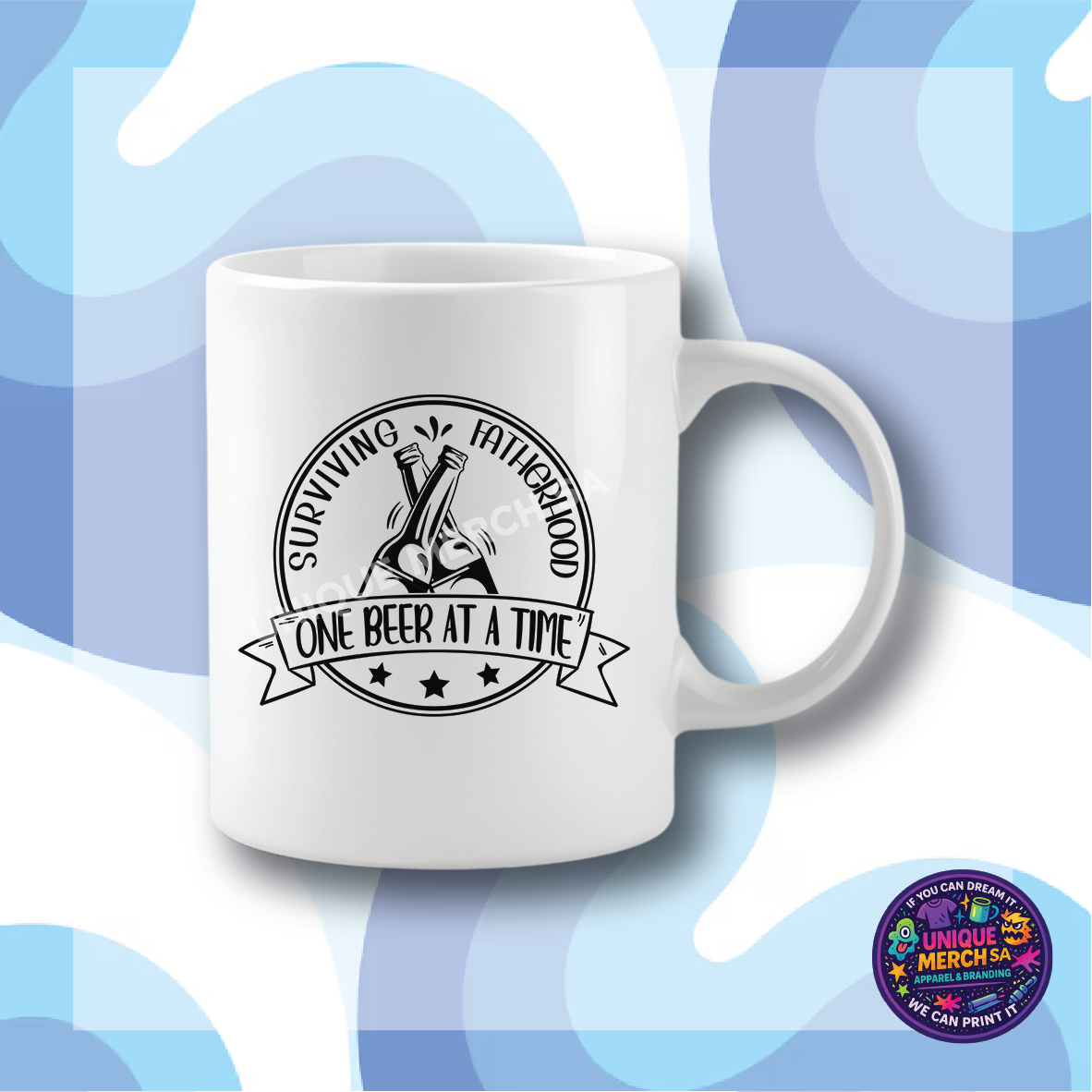 Mugs - Father's Day - Surviving Fatherhood One Beer At A Time