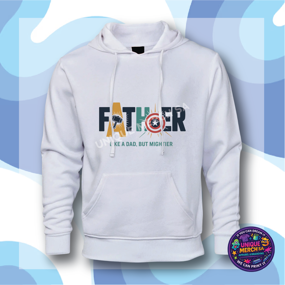Standard Hoodies - Father's Day - Father, Like a Dad, But Mightier