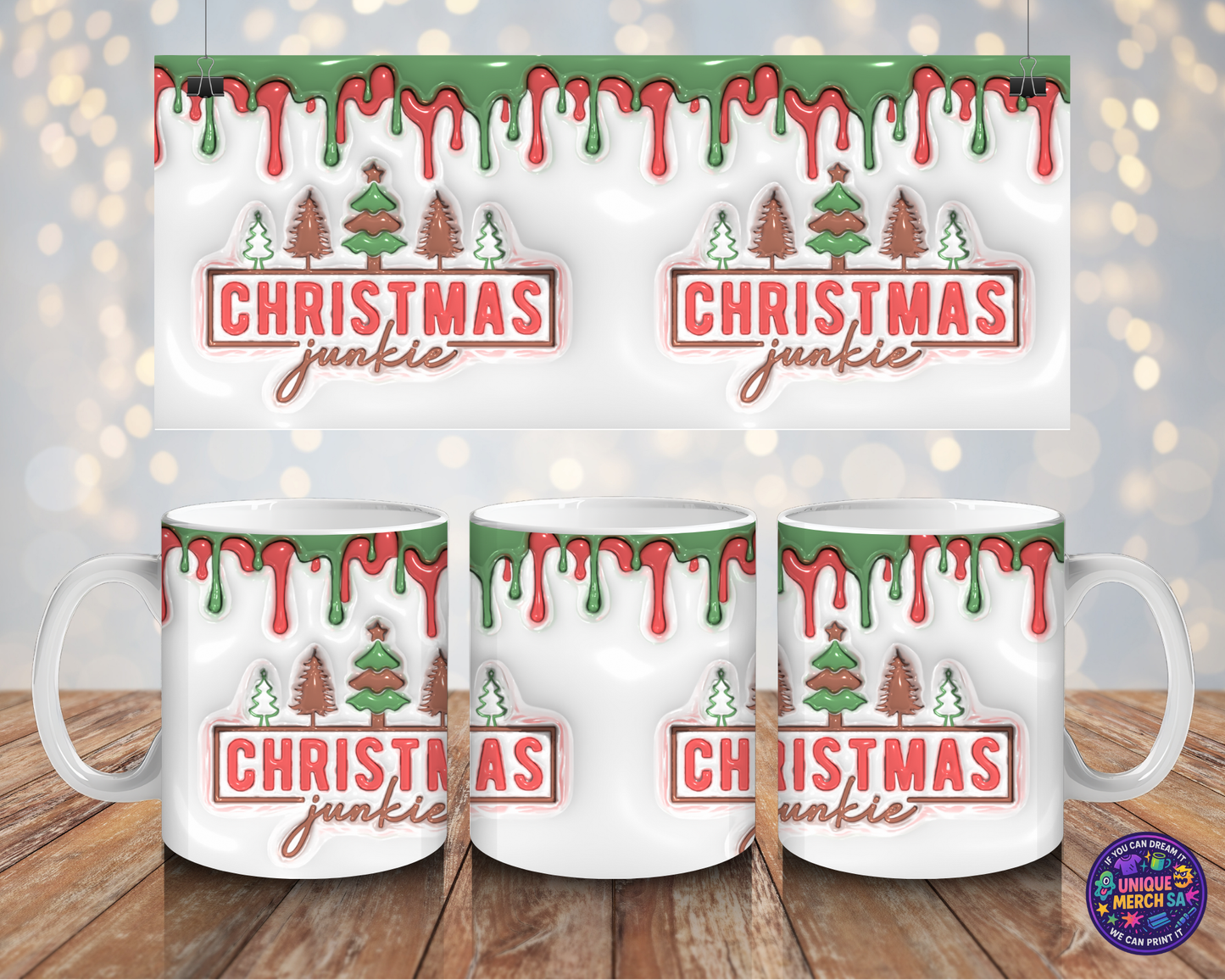 Mugs - Christmas Mug - Christmas Junkie
