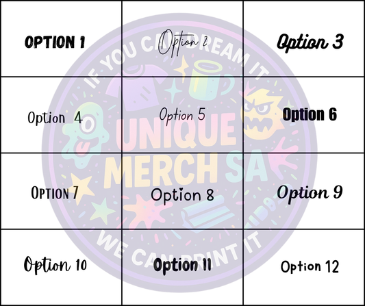 Personalised Christmas Gift Bags - Ginger Bread Man