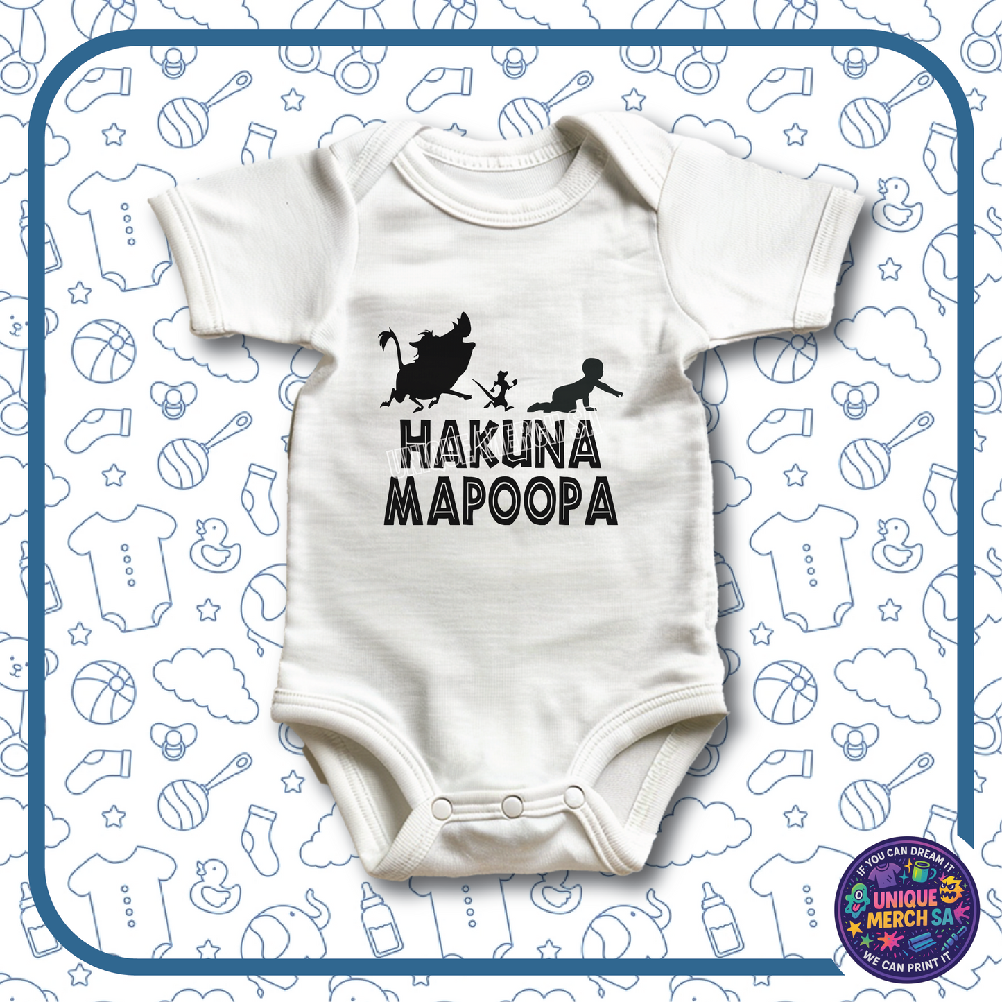 Baby Onesies - Funny Afrikaans - Hakuna Mapoopa