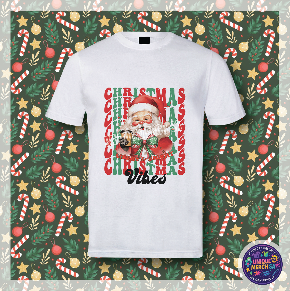 Short Sleeve T-Shirt - Christmas - Christmas Vibes