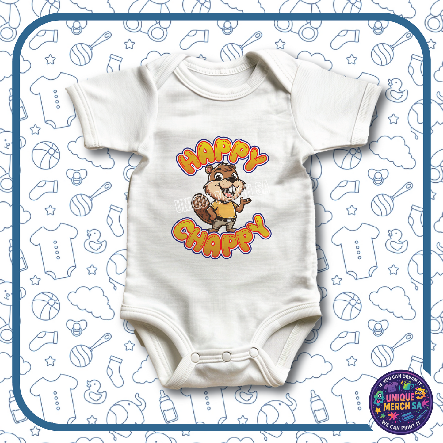 Baby Onesies - Funny Afrikaans - Happy Chappy 2