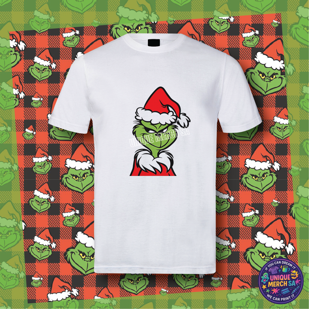 Short Sleeve T-Shirt - Grinchmas - Grinchmas Master