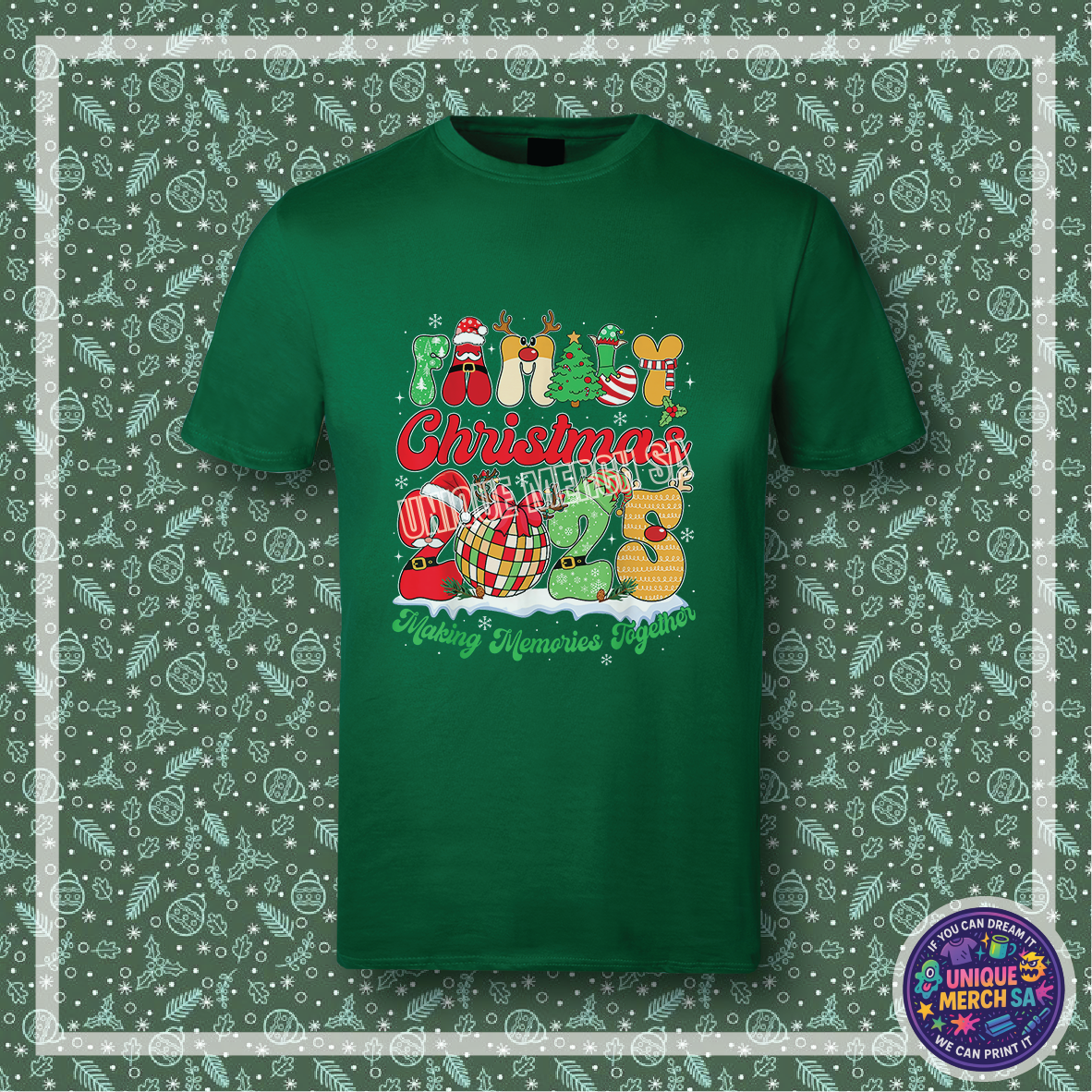 Short Sleeve T-Shirt - Christmas Crew - Family Christmas 2025 3