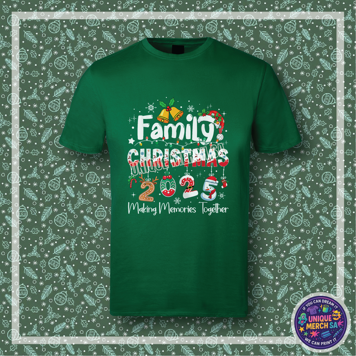 Short Sleeve T-Shirt - Christmas Crew - Family Christmas 2025 2