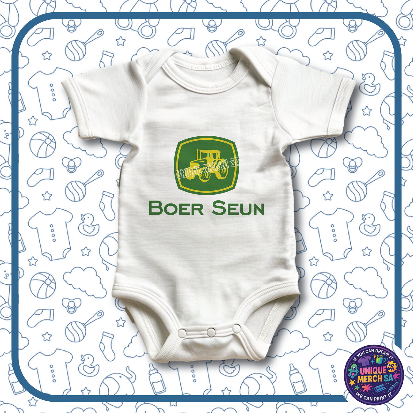 Baby Onesies - Funny Afrikaans - Boer Seun