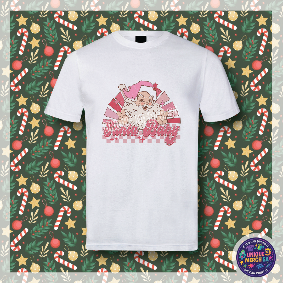 Short Sleeve T-Shirt - Christmas - Santa Baby