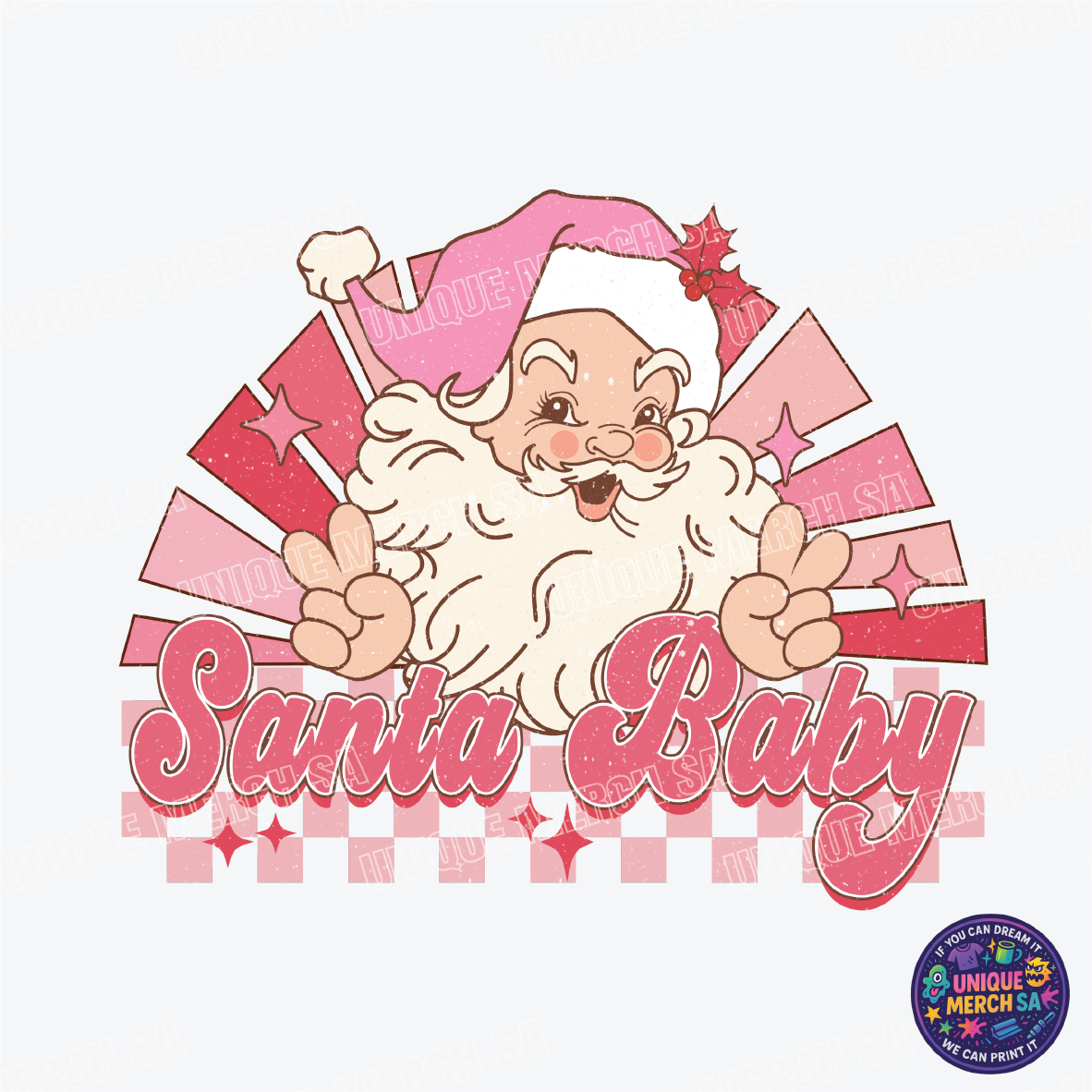 DTF Transfer - Christmas - Santa Baby