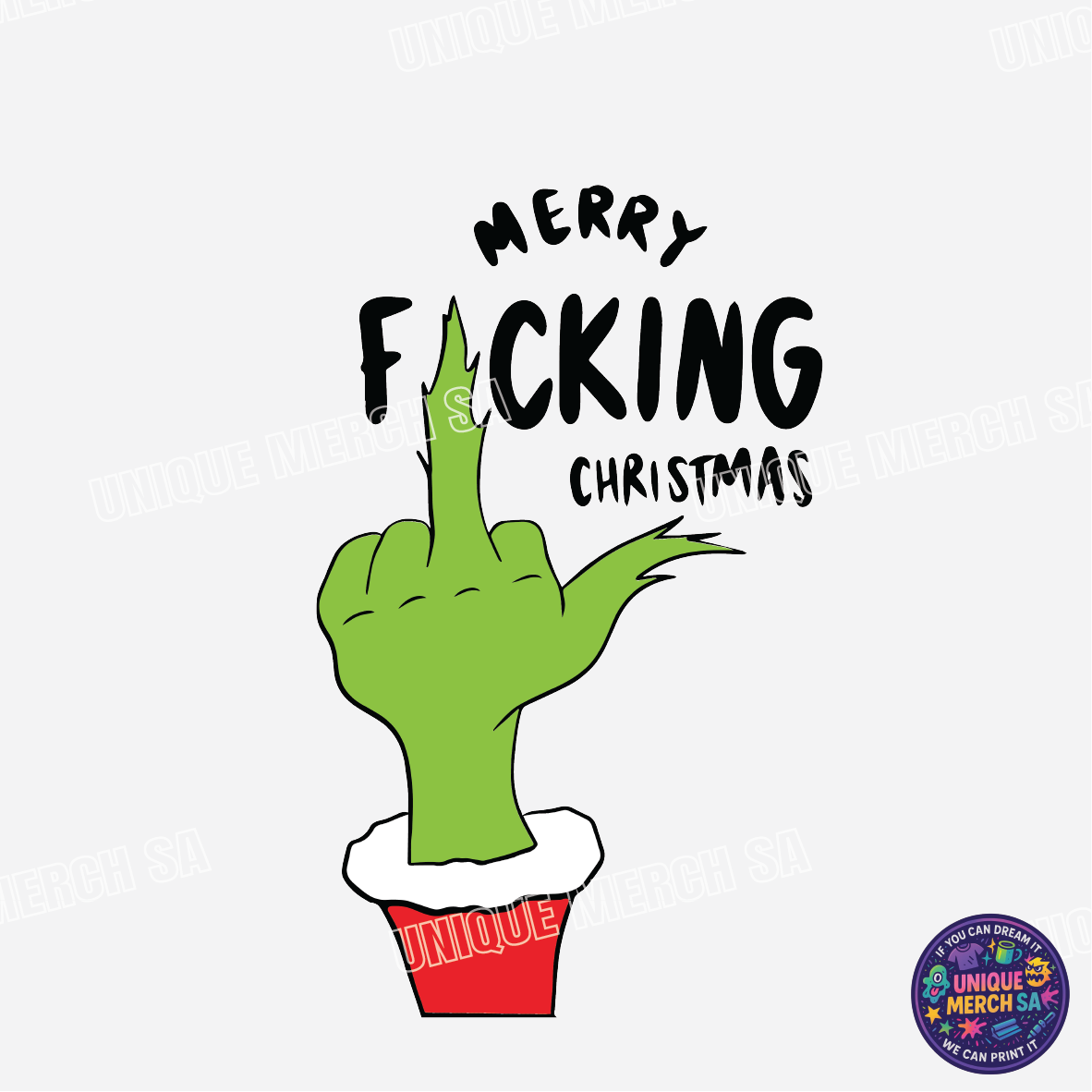 DTF Transfer - Grinchmas - Merry Grinchmas