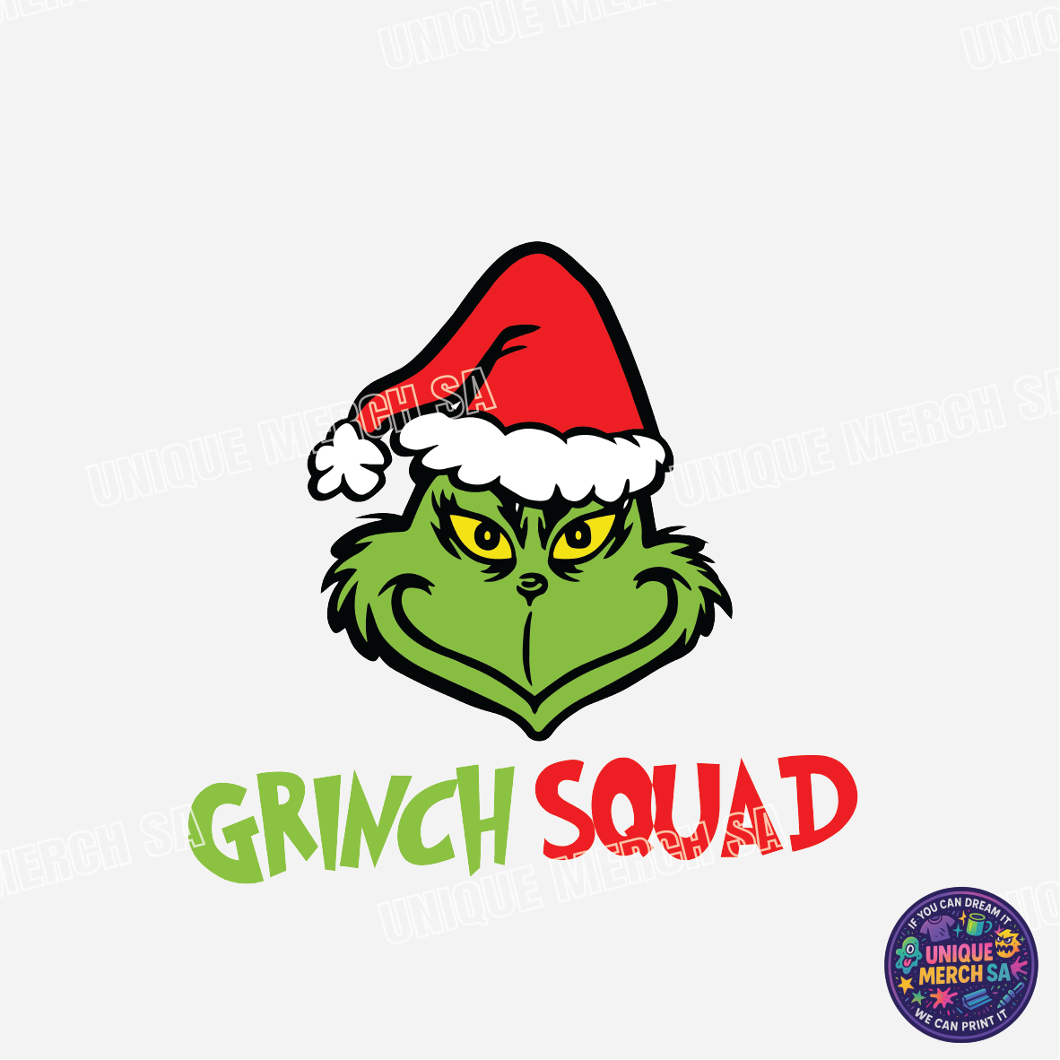 DTF Transfer - Grinchmas - Grinch Squad