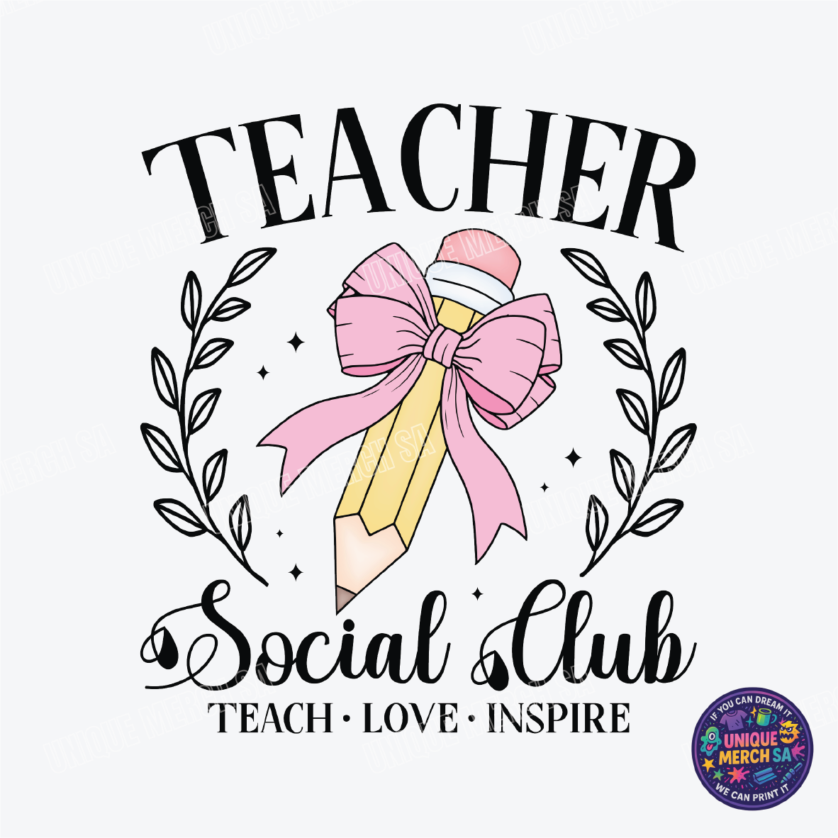 DTF Transfer - Teacher - Teacher Social Club