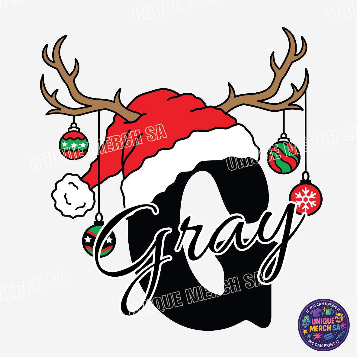 Short Sleeve T-Shirts - Personalised Christmas Tee - G