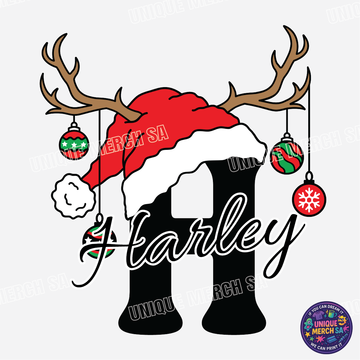 Short Sleeve T-Shirts - Personalised Christmas Tee - H