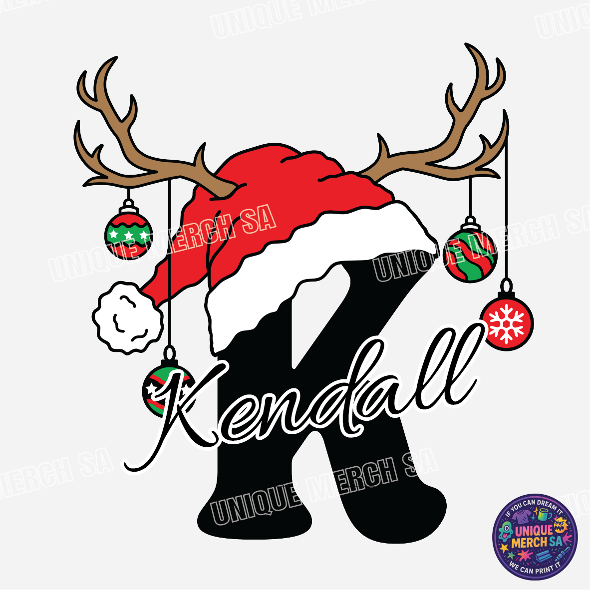 Short Sleeve T-Shirts - Personalised Christmas Tee - K