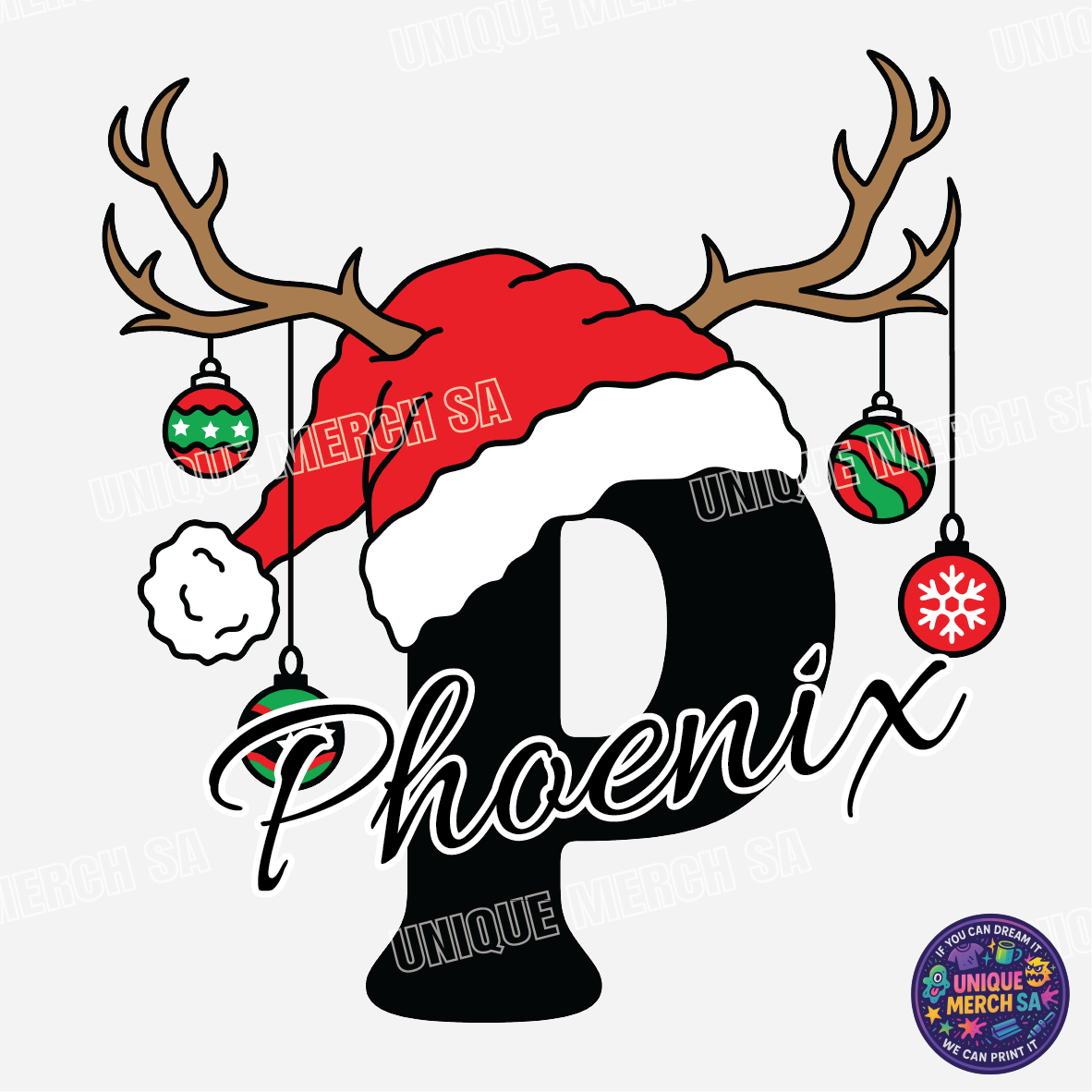 Short Sleeve T-Shirts - Personalised Christmas Tee - P