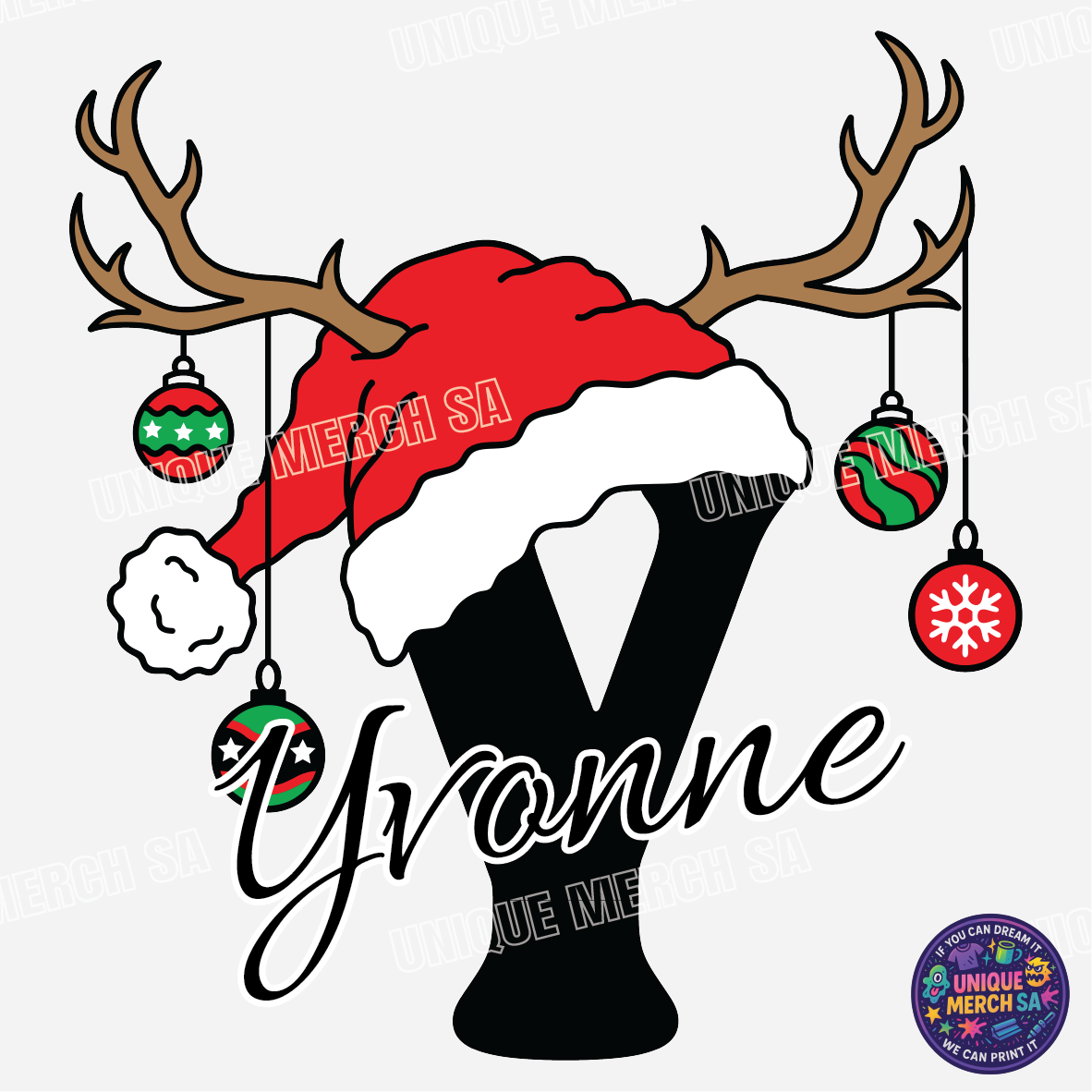 Short Sleeve T-Shirts - Personalised Christmas Tee - Y