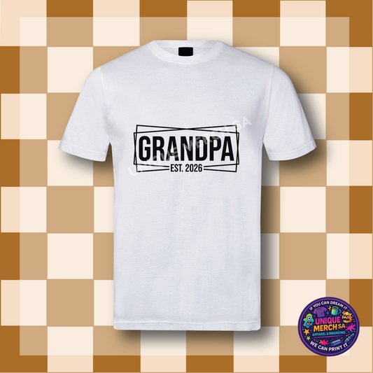 Short Sleeve T-Shirt - Father's Day - Grandpa EST.
