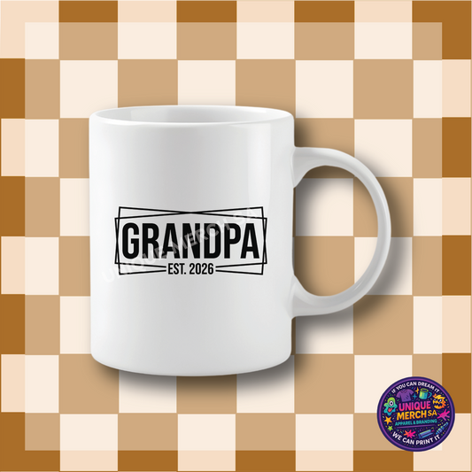 Mugs - Father's Day - Grandpa EST.