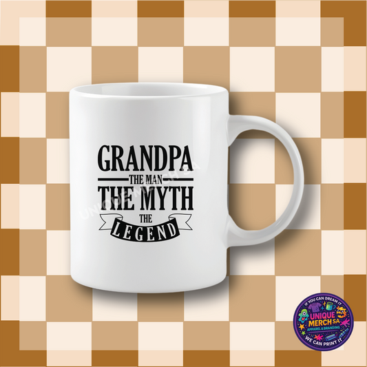 Mugs - Father's Day - Grandpa The Man, The Myth, The Legend 2