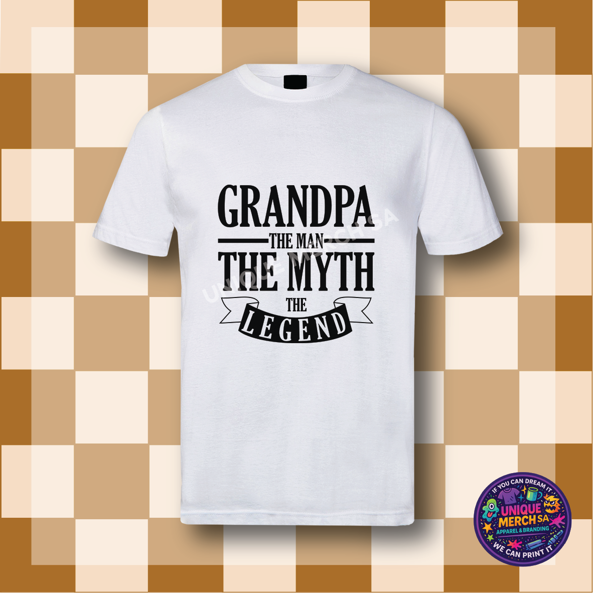 Short Sleeve T-Shirt - Father's Day - Grandpa The Man, The Myth, The Legend 2