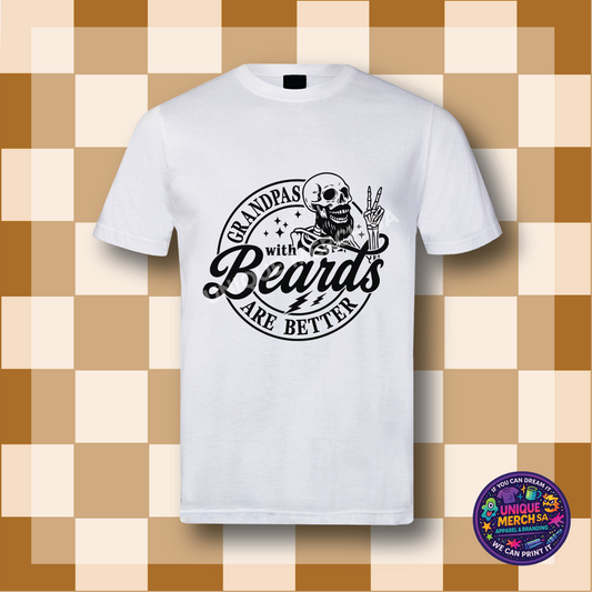 Short Sleeve T-Shirt - Father's Day - Grandpas with beards are better