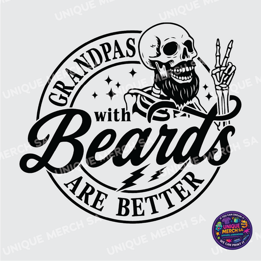 DTF Transfer - Father's Day Special - Grandpas with Beards are better