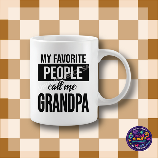 Mugs - Father's Day - My Favourite People call me GRANDPA