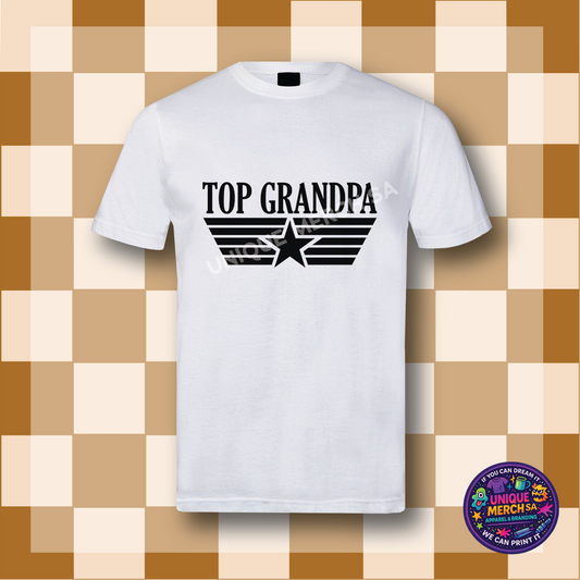 Short Sleeve T-Shirt - Father's Day - Top Grandpa