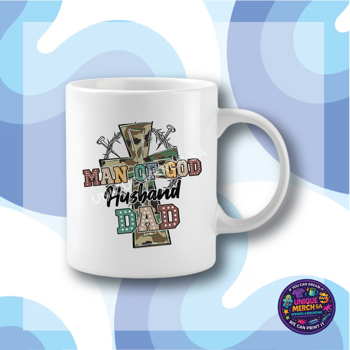 Mugs - Father's Day - Man of God, Husband Dad