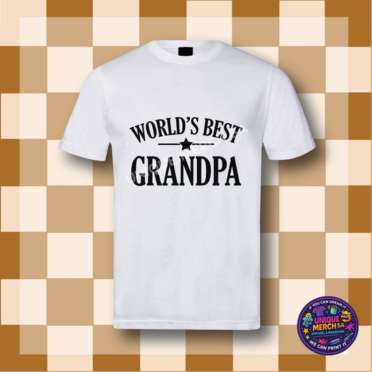 Short Sleeve T-Shirt - Father's Day - World's Best Grandpa