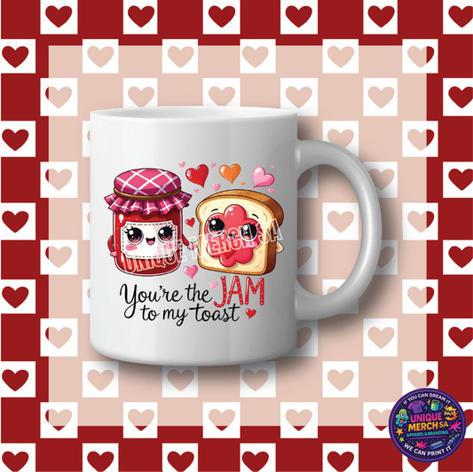 Mugs - Valentines Day - You're the Jam to my Toast