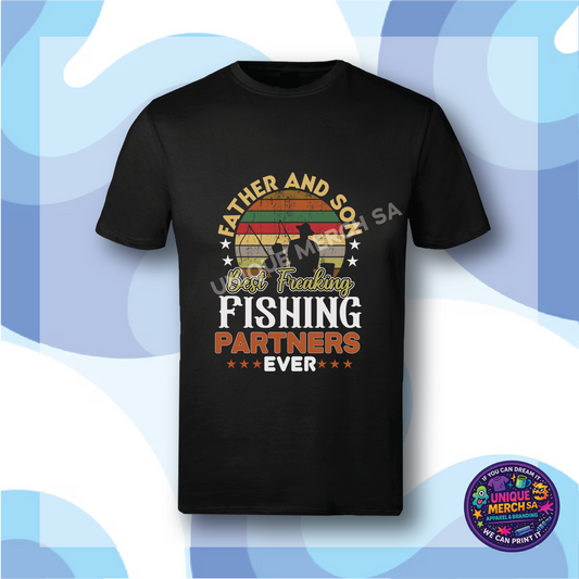 Short Sleeve T-Shirt - Father's Day - Father and Son, Fishing Partners