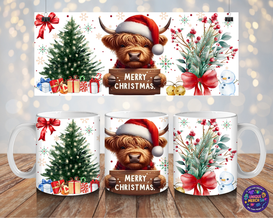 Mugs - Christmas Mug - Merry Christmas Reindeer