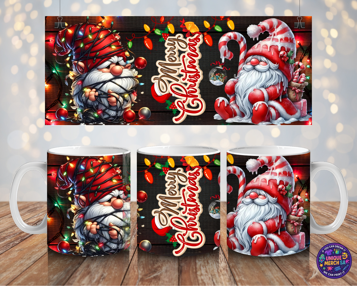 Mugs - Christmas Mug - Santa Gnome 2