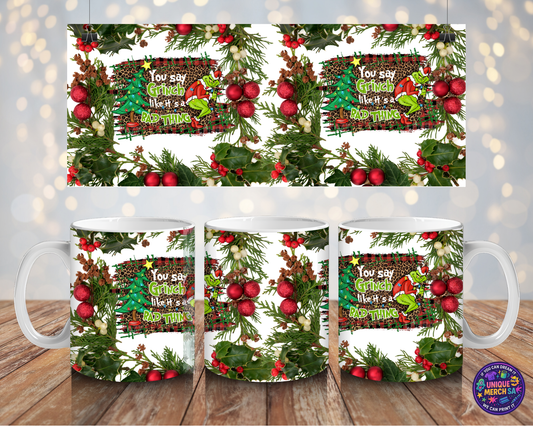 Mugs - Christmas Mug - Grinch Mug