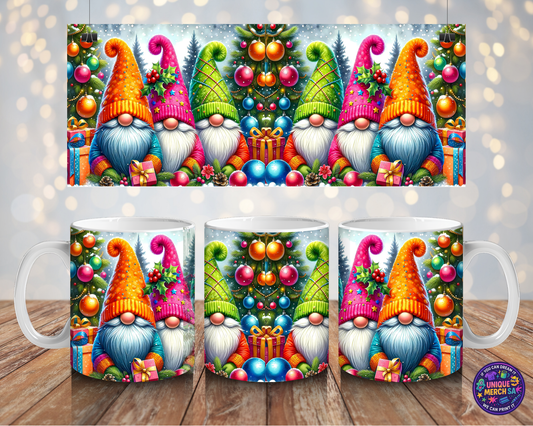 Mugs - Christmas Mug - Gnomes