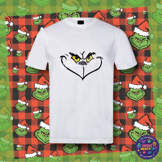 Short Sleeve T-Shirt - Grinchmas - Grinch Smirk