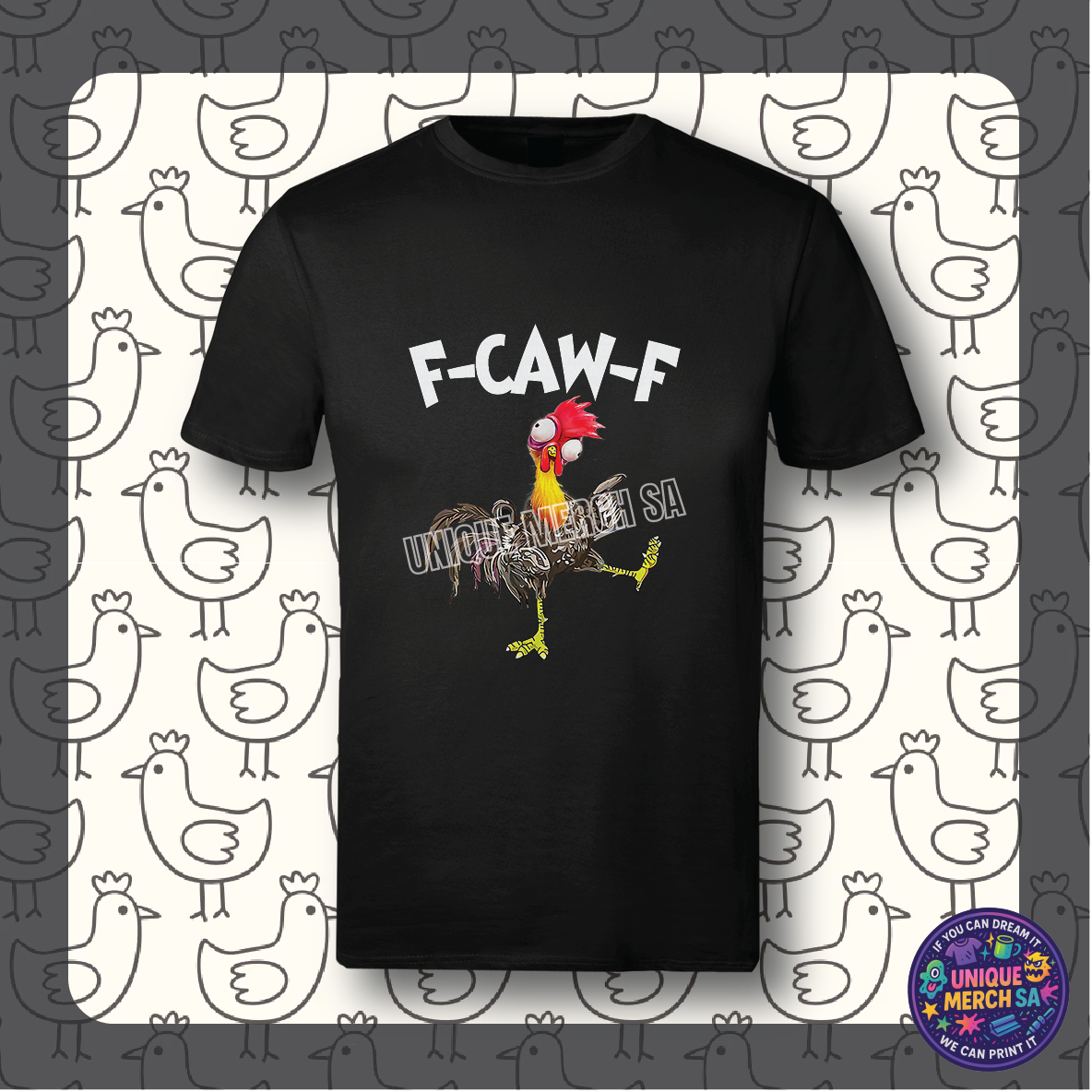 Short Sleeve T-Shirt - FcawF TShirt - Chicken 15 – Unique Merch SA