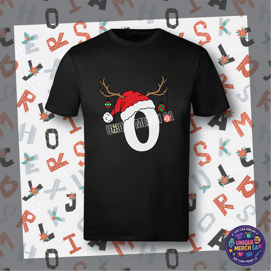 Short Sleeve T-Shirts - Personalised Christmas Tee - O
