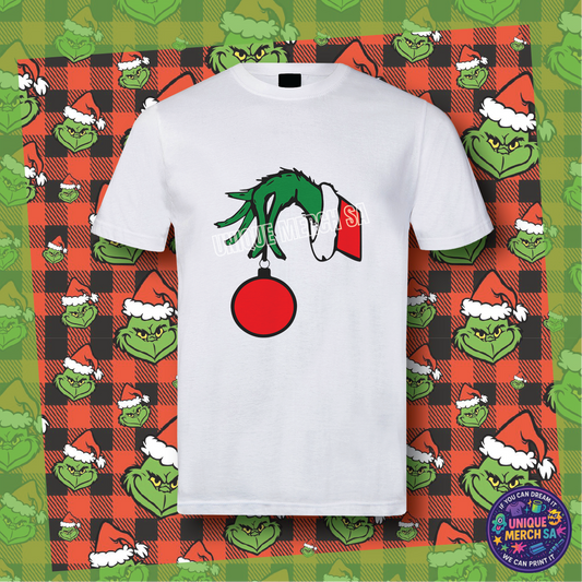 Short Sleeve T-Shirt - Grinchmas - Grinch Ball