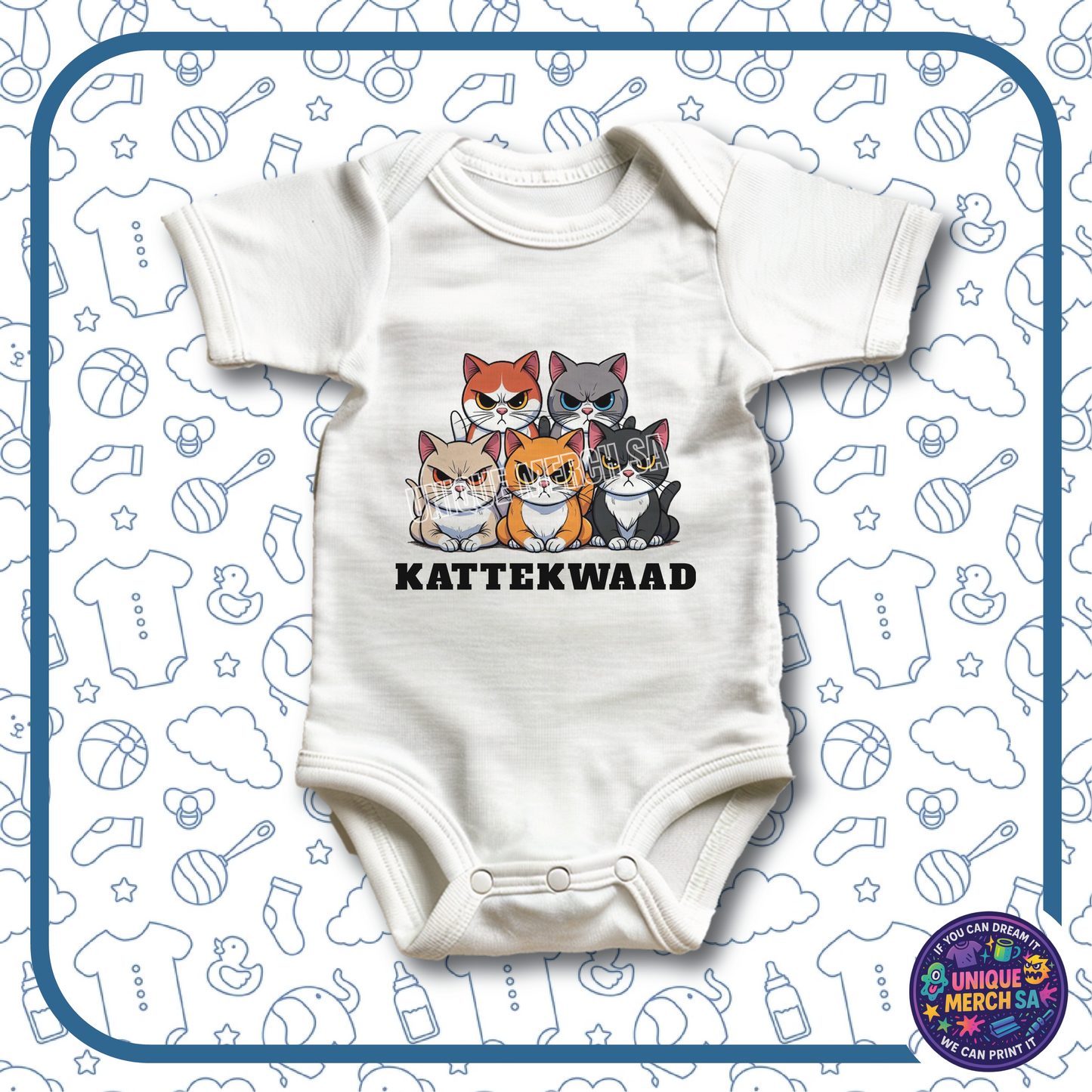 Baby Onesies - Funny Afrikaans - Kattekwaad