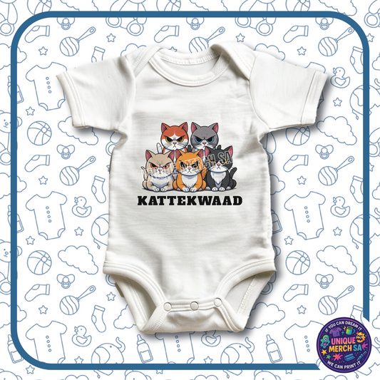 Baby Onesies - Funny Afrikaans - Kattekwaad