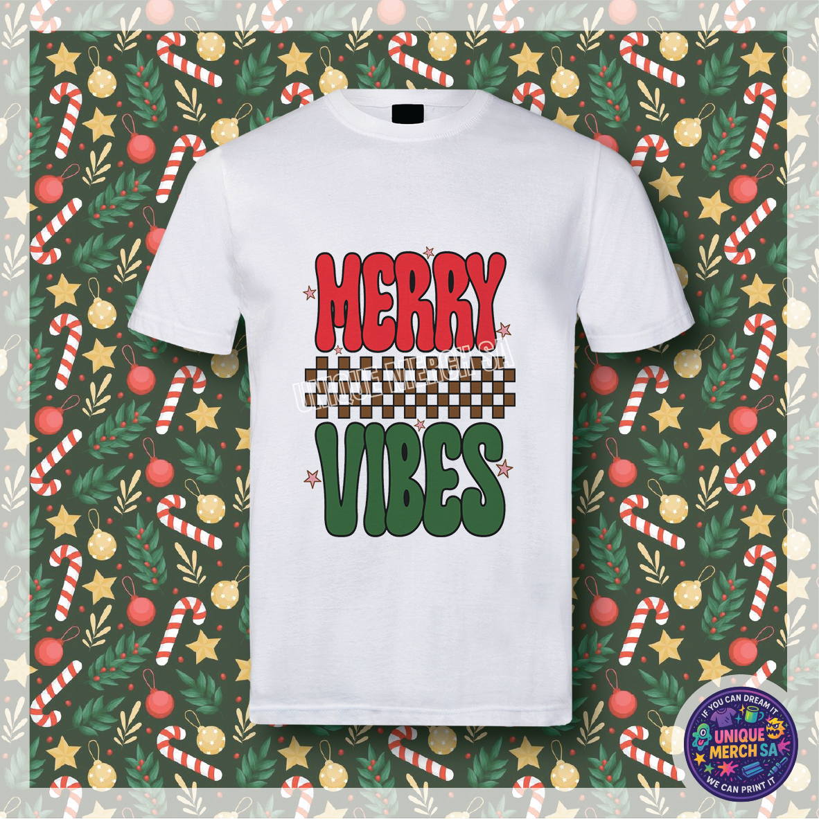 Short Sleeve T-Shirt - Christmas - Merry Vibes