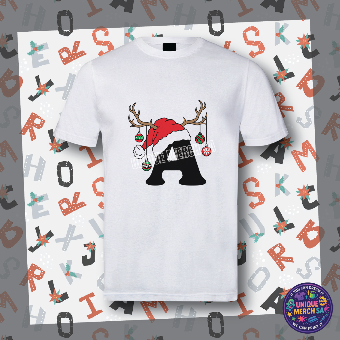Short Sleeve T-Shirts - Personalised Christmas Tee - A