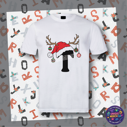 Short Sleeve T-Shirts - Personalised Christmas Tee - T