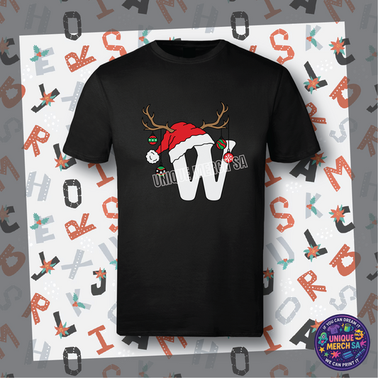 Short Sleeve T-Shirts - Personalised Christmas Tee - W